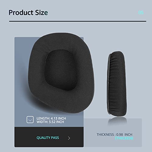 Almohadillas para auriculares Fabric Earpads para Corsair Void (Pro/Elite/V2/RGB/SE/USB) - Negro miniatura 5