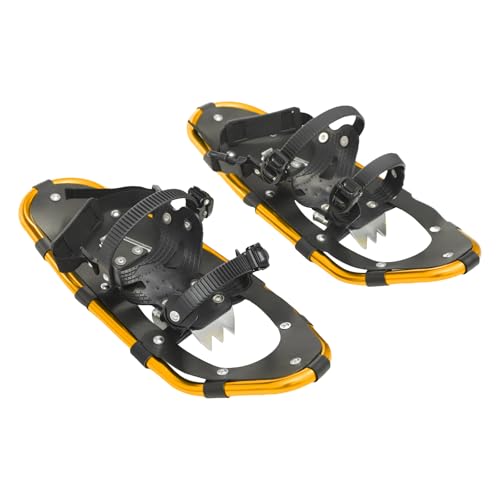 POAdwhmnr Snowshoes for Men Women, Light Weight Snow Shoes with Trekking Poles