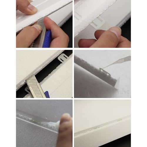 20 piezas bisagras de papel de nylon para modelos de aviones miniatura 5