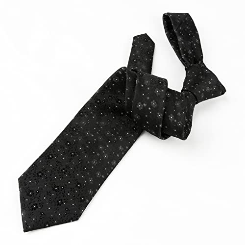 Image of Alizeal Mens 3.15inches Exquisite Floral Tie with Small Flower Printed Pocket Square