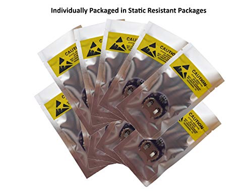 Amx3D Coin Cell Cr2032 Battery Holders With Switch – Lilypad And Jewel Led Compatible - Save Batteries, Switch Off Leds–Ideal For Schools & Large Projects, Pack Of 10 #TOP4