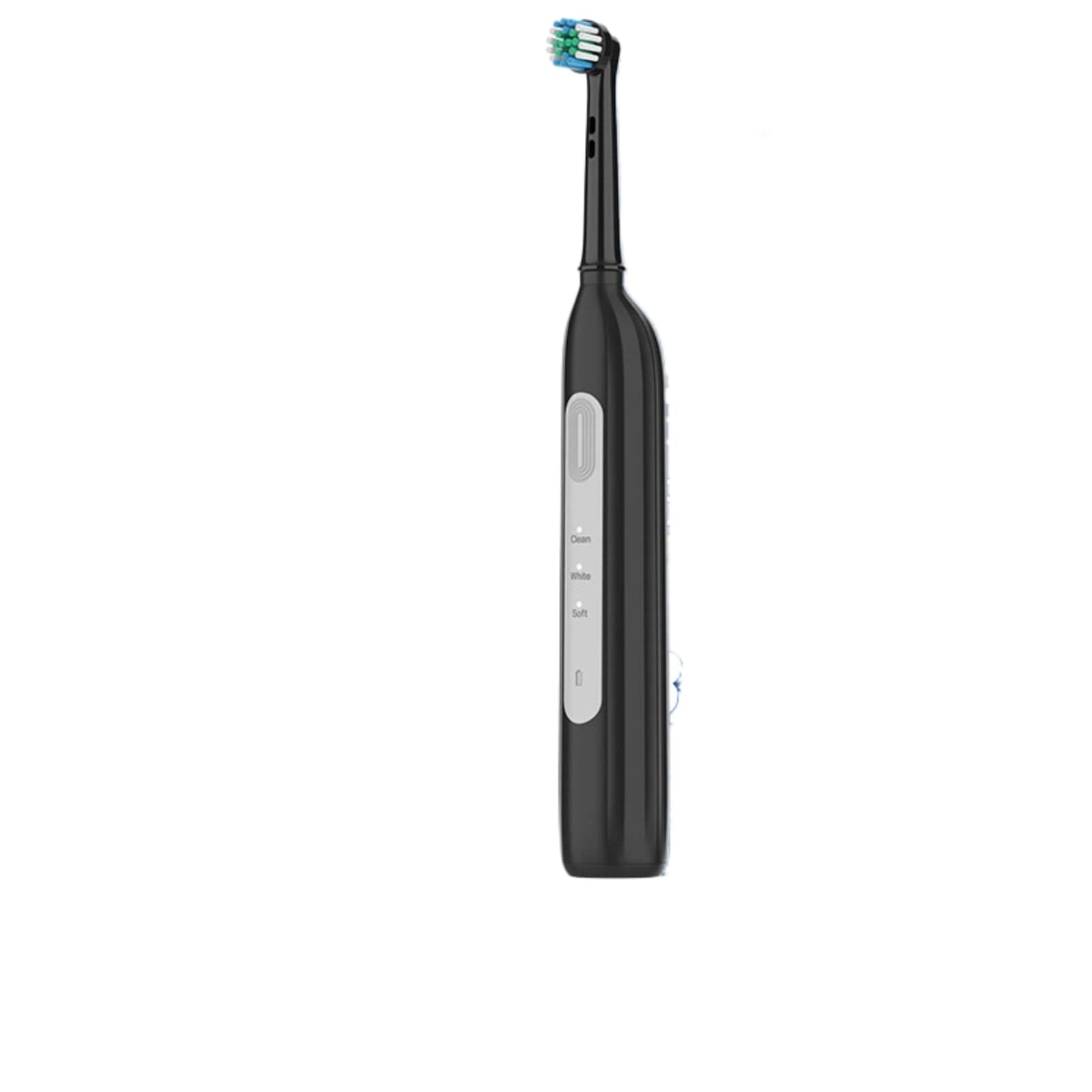 Spazzolino elettrico ricaricabile per adulti, 3 modalità di pulizia, impermeabile IPX7, ricarica rapida di tipo C, timer intelligente da 2 minuti, setole morbide, per gengive sensibili, igiene orale