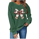Suéter de Navidad para mujer, con estampado de muñeco de nieve, casual, cuello redondo, manga larga, divertida, novedosa, festividades, festivales, otoño, invierno, cálido, para salir, 01 Verde