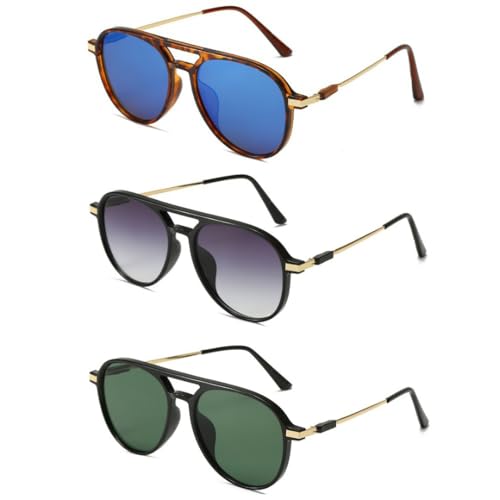 Lunettes de soleil rondes monture métal style vintage rétro bohème