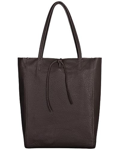 TAKEASY Italian Leather Tote Bag