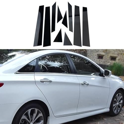 Cubierta de moldura para pilares de ventanas de puertas de Hyundai Sonata 2011 2012 2013 2014 4