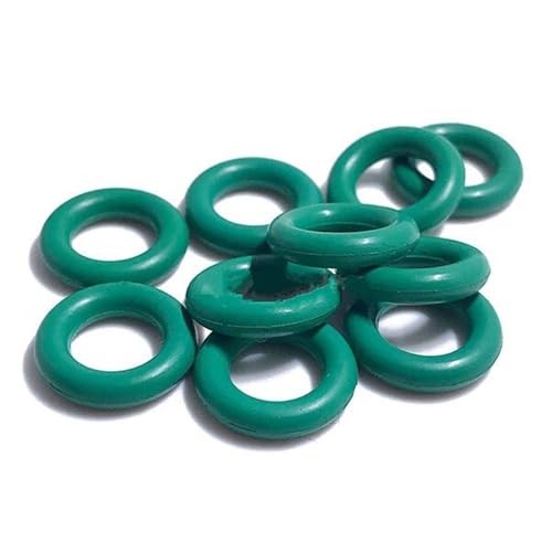 Inyector de combustible gasolina Compatible con Nissan Cube Versa Sentra 100 piezas Kit de inyector de combustible FBY2850 Oring 21026 Boquillas inyección combustible(Green)