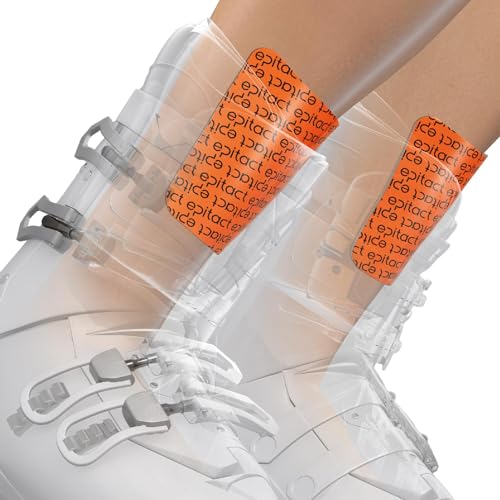 EPITACT | Protège-Tibias en Silicone | Douleur au Tibia dans Les Chaussures de Ski, Rollers, Patins | Répartissent Les Pressions, Absorbent Les Frottements |...