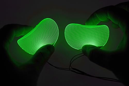 Image of [ Round ] Green Star-Lord Decorations led Light Flexible Helmet Lights Cosplay DIY kit RGB Superhero for Men Gifts