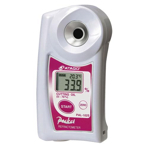Digital Cutting Fluid Refractometer PAL-102S, Digital Hand-held Refractometer, for Cutting oil, Cutting Fluid, Lubricant and Coolant Made by ATAGO JAPAN