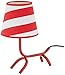 Lumisource LS-L-WFTBL R+W Woof Puppy Shaped Table Lamp, Red/White