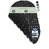 SilverRack Badewannenmatte 69x36 cm (Schwarz Kiesel Steinoptik) Antirutschmatte Badewanne BPA frei - Duschmatte schimmelresistent & maschinenwaschbar - Badematte rutschfest