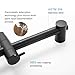 OFFO Shower Slide Bar 18 Inches Adjustable Installation Distance 12-17 Inches with 360° Adjustable Handheld Shower Head Holder for Bathroom, Screw Wall Mounted, Matte Black