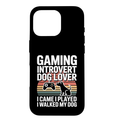�Q�[�~���O �����I ���D�� I Came I Play I Walked My Dog �X�}�z�P�[�X iPhone 16 Pro �p