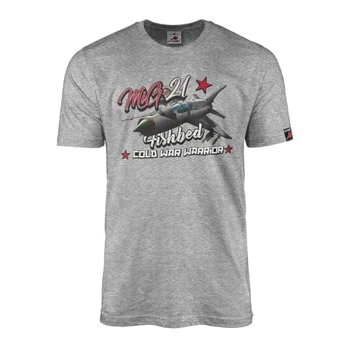 T-shirt MiG 21 jet d'exception en coton supérieur imprimé armée est-allemande
