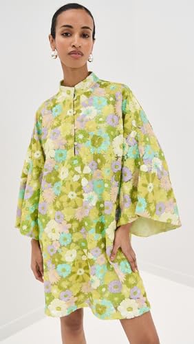 La Vie Style House Women's Burst Sequin Mini Caftan2