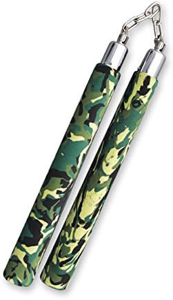 MAR INTERNATIONAL Ltd 12" Camouflage Foam Chain Nunchuks