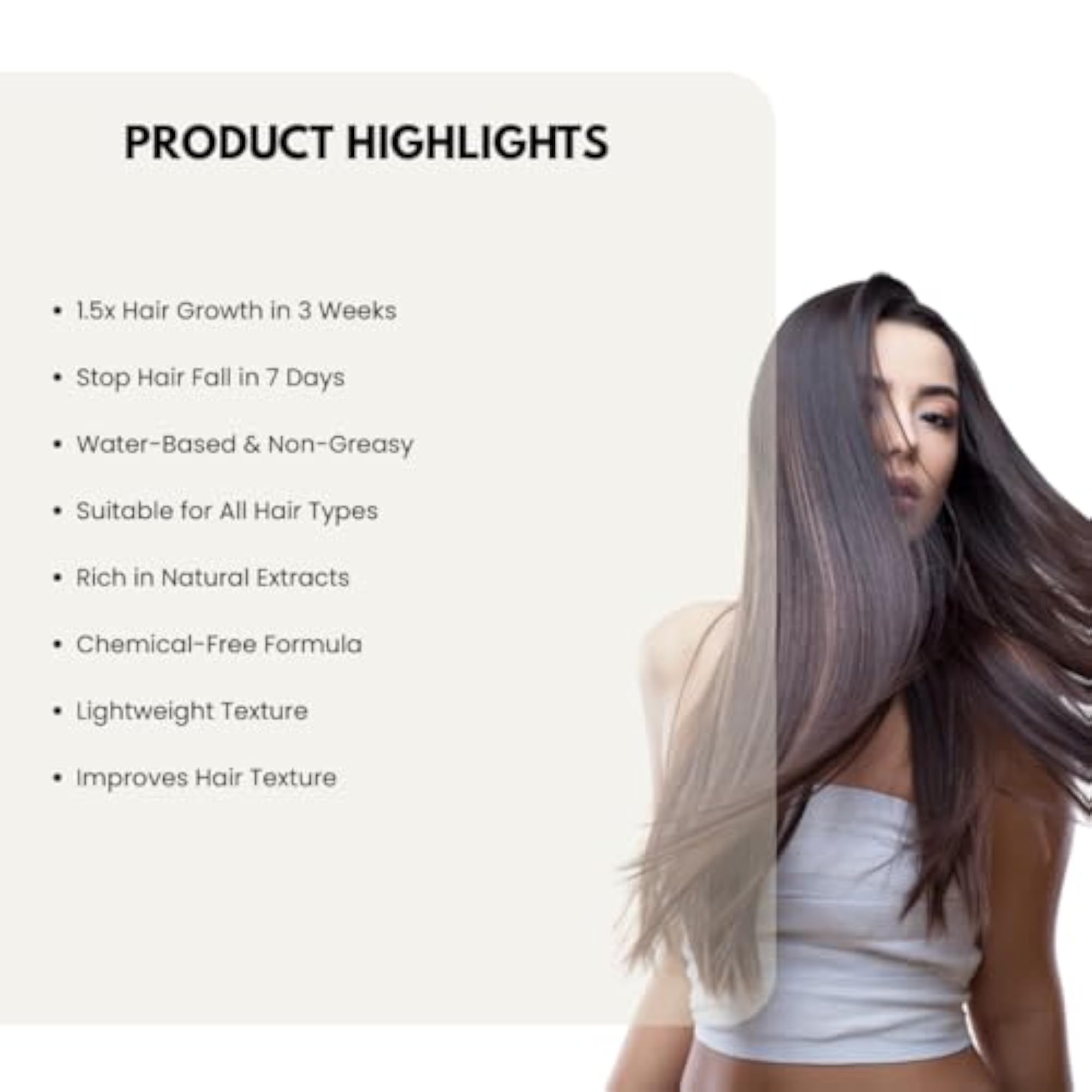 Advanced Hair Growth Serum Combo Pack, Non-Sticky Formula