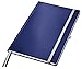 Produktbild Leitz Notizbuch A4 kariert, 160 Seiten, 80 Blatt, Hardcover mit hochwertigem Bezug, 100 g/m² Papier, Gummizugverschluss, Textilbänder, Stiftelasche, Mit Tasche, Style Serie, Titan Blau, 44760069