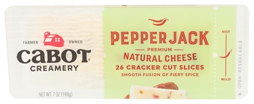 CABOT VERMONT Pepper Jack Cracker Cuts, 7 OZ