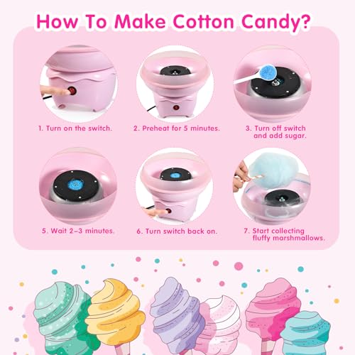 Cotton candy making tips