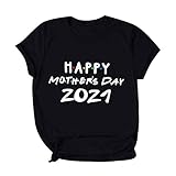 ☘☘ Material und Design: Das Sommer T Shirt für Damen besteht aus hochwertigen Materialien, ist weich, elegant, hautfreundlich und langlebig genug für den täglichen Gebrauch. stylisches und modisches Design macht Sie attraktiver und charmanter. Passt gut zu Shorts oder Jeans, Leggings oder Sandalen! Sie sehen elegant, stilvoll, süß aus und verstärken den visuellen Effekt