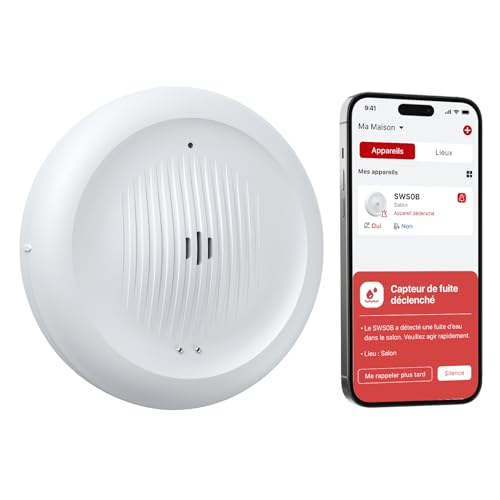 X-Sense Détecteur de Fuite d’Eau et Basse Température SWS0B