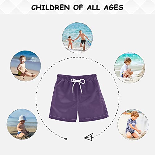 Purple Swim Trunks Boys Quick Dry Shorts Boy Swimsuit Boys Bathing Suit, 2T #TOP5