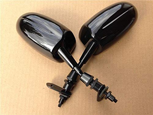 unbrand Motor Parts Accessories Lighting&Electrical by Auto&MotoStore Mini Racing Mirror for Yamaha YZF R6 YZF-R6 2006-2008 Yzfr1 R1 2002-2008 Black