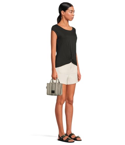 Bolso Marc Jacobs The Monogram cuero Mini negro/blanco miniatura 6