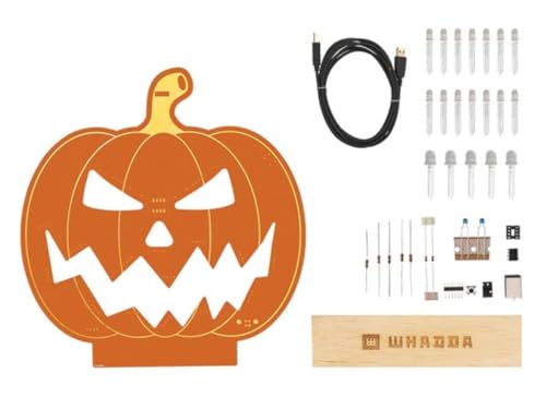 Kit de soudage Whadda citrouille terrifiante XL le cadeau éducatif STIM idéal