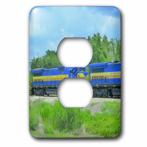 Plaque de finition 2 prises Southern Railroad 3dRose lsp_23138_6 decoration interieure