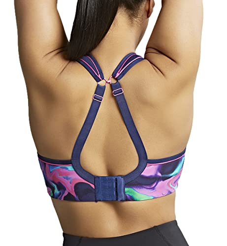 Image of Panache Women's Full-Busted Underwire Sports Bra, 5021, Cyber Swirl, 28F