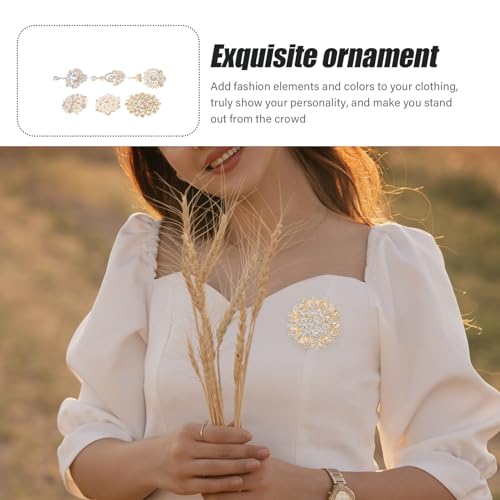 Broches mariage anti-glisse avec perles pour maintenir un châle ou fermer un pull - 4