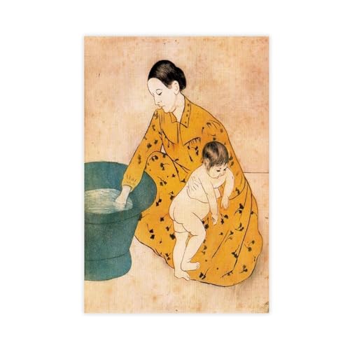 Toile The Bath Mary Cassatt 30x45cm : sublimez un bureau ou mur de chambre vide