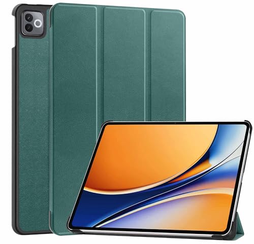 Image of ProElite Case Cover for Realme Pad 3 11.6 inch 2026 Case, Slim Trifold Flip case Cover for Realme Pad 3 11.6 inch 2026 Tablet [Auto Sleep Wake Feature], Dark Green
