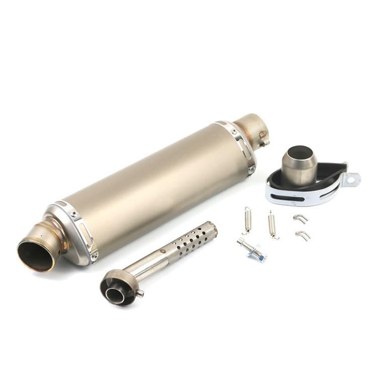 Pot échappement moto 38-51mm silencieux universel de tuyau H 370