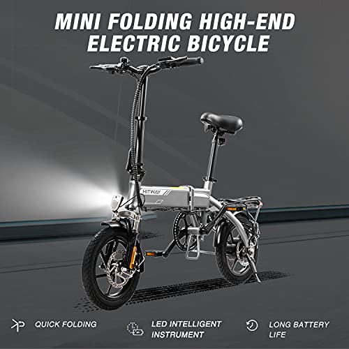 HITWAY Elektrofahrrad E Bike Pedelec Cityräder Klapprad Fahrrad aus Luftfahrtaluminium, 7,5Ah Batterie, 250 W Motor, Reichweite bis 45 km BK3 – Bild 6