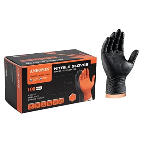 ANBOSON 10mil Nitrile Gloves Cover