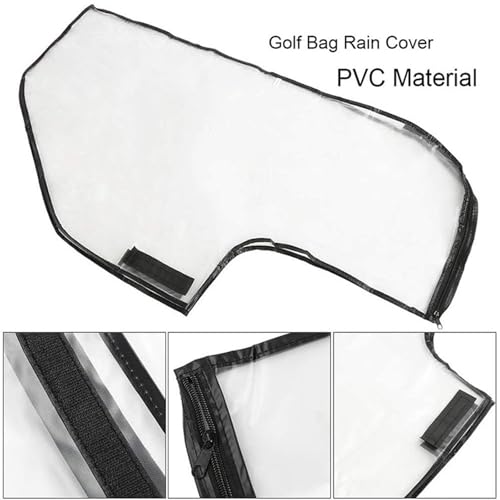 Funda impermeable para bolsa de golf evita palos mojados con este protector de PVC 2