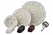 Drixet 7 Piece Buffing Kit - Set Includes: 3 Assorted Shaped Cotton Felt Pads, 3 Polishing/Cutting Compounds & 1 Mandrel.