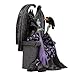 Enesco Disney Traditions Collection by Jim Shore Sleeping Beauty Maleficent Sitting on Throne Figurine- Resin Hand Painted Crafted Disney Halloween Collectible Figurines Home Decor Statue, 4 Inch