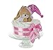 dubistda© Windeltorte Mädchen in babyrosa GIRL | Spieluhr Bär | Geschenk zur Geburt, Babyparty & Taufe