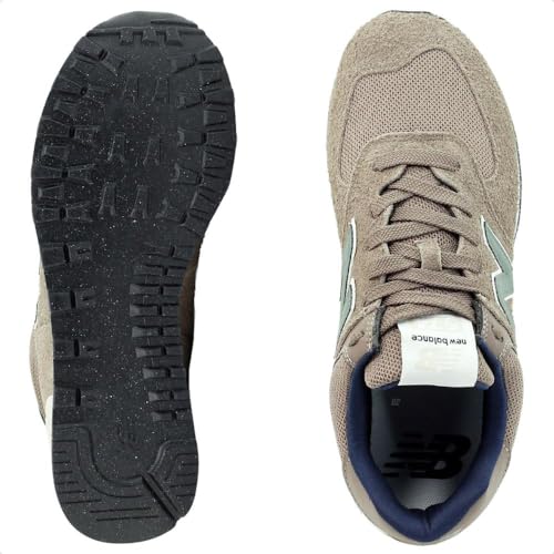 Tenis Nb 574v2, Unisex, MARROM/VERDE OCEANO, 36