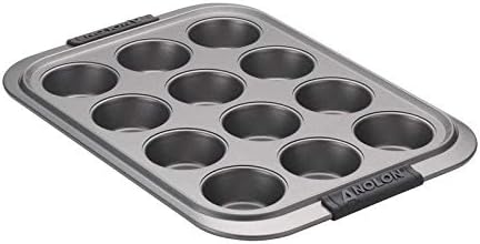 Pemberly Row Nonstick Muffin Pan in Gray