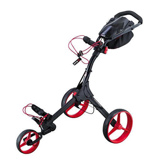 Big Max IQ+ Golftrolley Cart 3 Rad Schwarz-Rot - 2