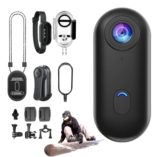 Varnock Motorcycle Camera, 360 Camera for Motorcycle, 4k/1080p Magnetic Hands