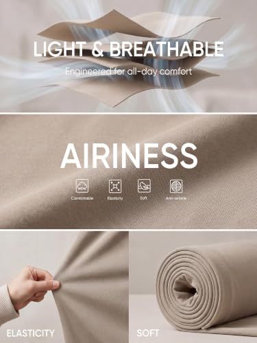 Image of JMIERR Men's Casual Baggy Pants Lightweight Wide Leg Lounge Travel Pants Streetwear with Pockets