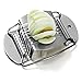 DXIA Cortador Huevos Duros, Gourmet Cortador Huevo Duro, Acero Inoxidable Pulido Cocina Herramienta de Cocina (1)