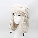 ❃WINDPROOF - Ein perfekter Winter-Trapper-Hut - für Arbeiten im Freien oder für Wintersportarten wie Radfahren, Skifahren, Snowboarden, Camping, Wandern oder Winterwandern oder Wandern mit Ihren Hunden im Wintermorgen. Perfekt für Jäger, Trapper oder andere Männer im Freien.